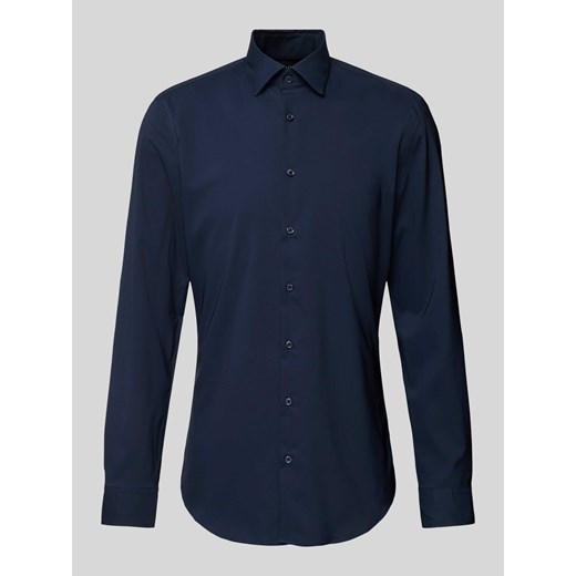 Koszula biznesowa o kroju super slim fit z kołnierzykiem typu kent ze sklepu Peek&Cloppenburg  w kategorii Koszule męskie - zdjęcie 173864223
