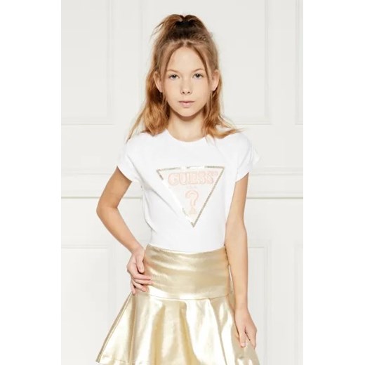 Guess T-shirt | Regular Fit ze sklepu Gomez Fashion Store w kategorii Bluzki dziewczęce - zdjęcie 173864611