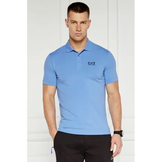 EA7 Polo | Regular Fit ze sklepu Gomez Fashion Store w kategorii T-shirty męskie - zdjęcie 173864784