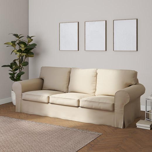 Pokrowiec na sofę Ektorp 3-osobową, nierozkładaną ze sklepu dekoria.pl w kategorii Pokrowce na kanapy i fotele - zdjęcie 173868133