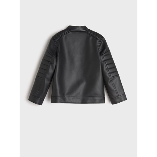 Sinsay - Kurtka z imitacji skóry - czarny Sinsay 146 Sinsay