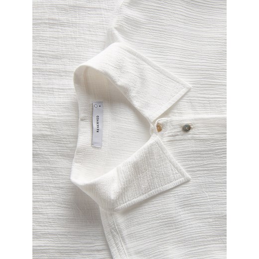 Reserved - Koszula w pasy - złamana biel Reserved XL Reserved