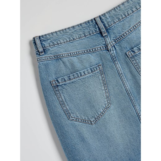Reserved - Jeansowa spódnica midi - niebieski Reserved S Reserved