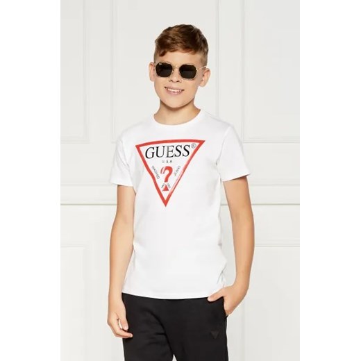 Guess T-shirt | Regular Fit ze sklepu Gomez Fashion Store w kategorii T-shirty chłopięce - zdjęcie 173871212