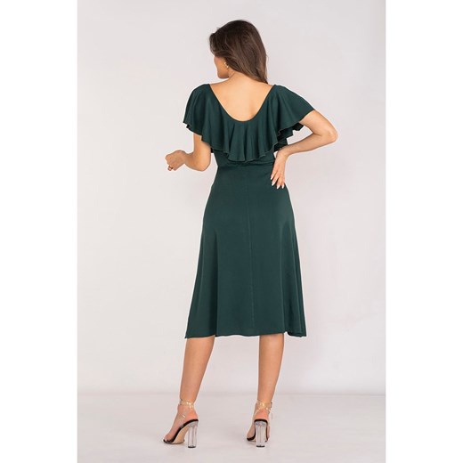 Awama Sukienka w kolorze ciemnozielonym S okazja Limango Polska