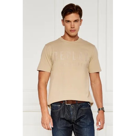 Replay T-shirt | Regular Fit ze sklepu Gomez Fashion Store w kategorii T-shirty męskie - zdjęcie 173874690