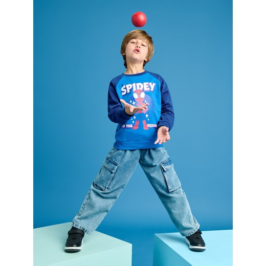 Sinsay - Bluza Marvel - niebieski Sinsay 98 Sinsay