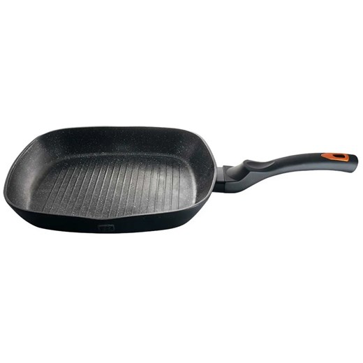 Patelnia grillowa z silikonowym uchwytem typu soft touch D7-S69 ze sklepu Edinos.pl w kategorii Naczynia - zdjęcie 173875870