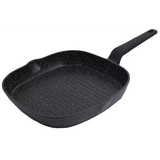 Patelnia grillowa z marmurową powłoką A3-F30 ze sklepu Edinos.pl w kategorii Naczynia - zdjęcie 173876091