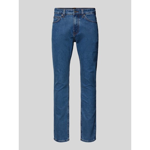 Jeansy o kroju slim fit z 5 kieszeniami model ‘DELAWARE’ ze sklepu Peek&Cloppenburg  w kategorii Jeansy męskie - zdjęcie 173878382