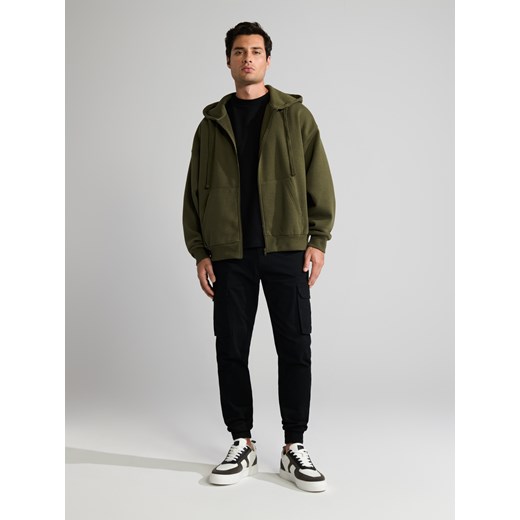 Sinsay - Bluza rozpinana - khaki Sinsay S Sinsay