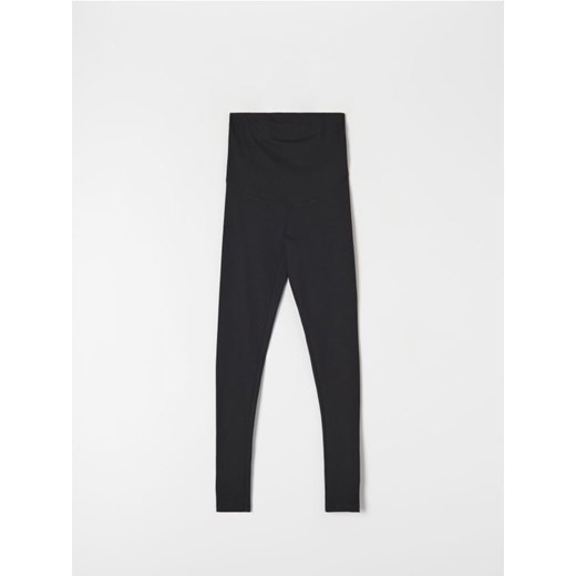 Sinsay - Legginsy MAMA - czarny Sinsay XS Sinsay