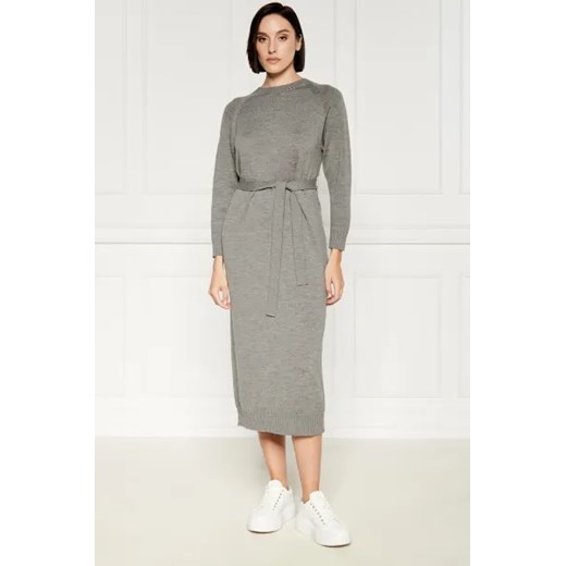 Max Mara Leisure Wełniana sukienka z paskiem ze sklepu Gomez Fashion Store w kategorii Sukienki - zdjęcie 173886171