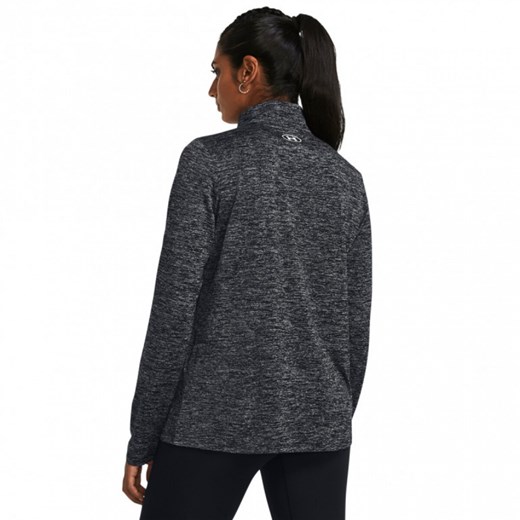 Damski longsleeve treningowy Under Armour Tech 1/2 Zip- Twist - szary ze sklepu Sportstylestory.com w kategorii Bluzki damskie - zdjęcie 173889323
