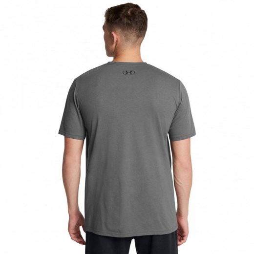 Męski t-shirt z nadrukiem Under Armour UA Gl Foundation Update Ss - szary ze sklepu Sportstylestory.com w kategorii T-shirty męskie - zdjęcie 173889374