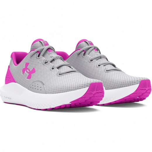 Damskie buty do biegania Under Armour UA W Charged Surge 4 - szare ze sklepu Sportstylestory.com w kategorii Buty sportowe damskie - zdjęcie 173889460