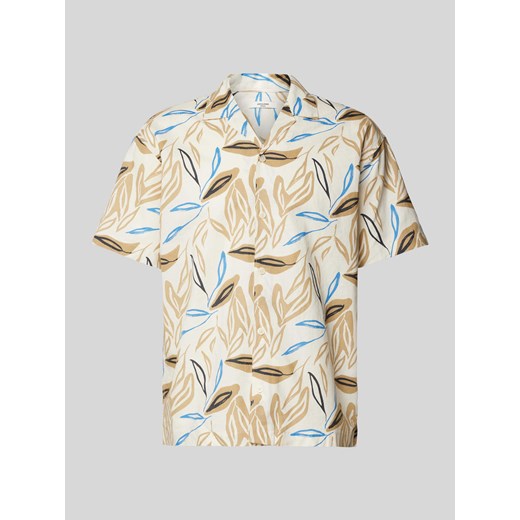 Koszula casualowa z kołnierzem z połami model ‘SUMMER’ ze sklepu Peek&Cloppenburg  w kategorii Koszule męskie - zdjęcie 173889531