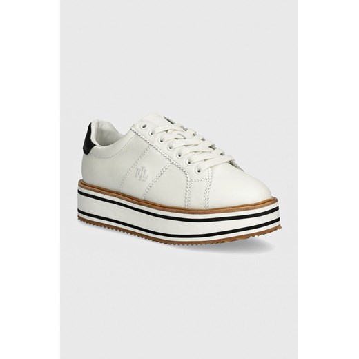 Lauren Ralph Lauren sneakersy Amelia kolor biały 802943022001 ze sklepu ANSWEAR.com w kategorii Buty sportowe damskie - zdjęcie 173889814