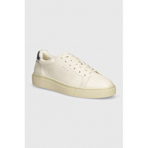 Gant sneakersy skórzane Julice kolor beżowy 29531657 G963 ze sklepu ANSWEAR.com w kategorii Trampki damskie - zdjęcie 173889874
