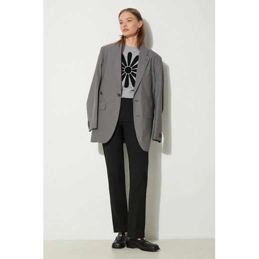 Kenzo sweter wełniany Marguerite Placed Top damski kolor szary FE62PU4883CT.93 Kenzo S PRM