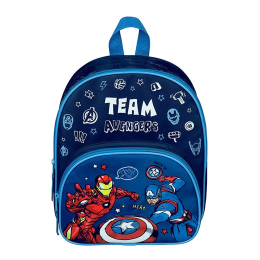 Avengers Plecak &quot;Avengers Rucksack&quot; w kolorze niebieskim - 25,5 x 30,5 x 10 cm ze sklepu Limango Polska w kategorii Plecaki dla dzieci - zdjęcie 173891964