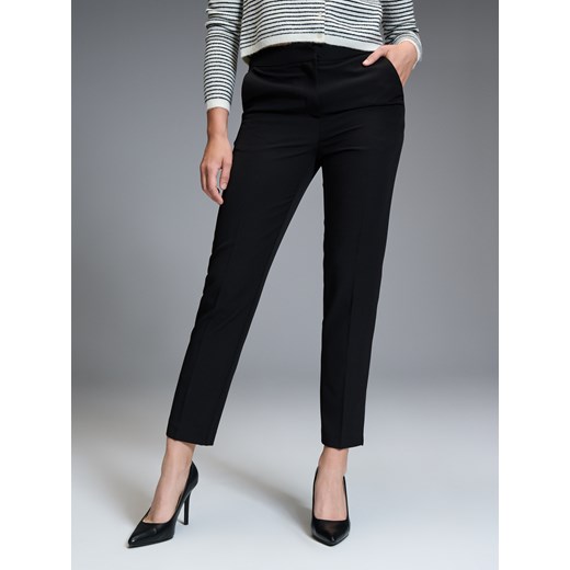 Sinsay - Spodnie cygaretki - czarny Sinsay XXL Sinsay
