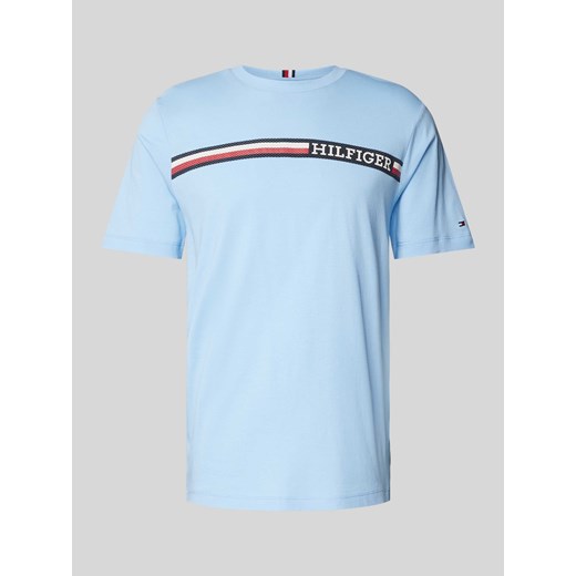 T-shirt z nadrukiem z logo ze sklepu Peek&Cloppenburg  w kategorii T-shirty męskie - zdjęcie 173895261