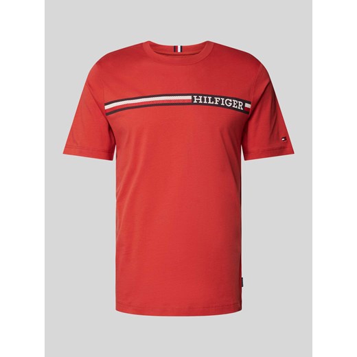 T-shirt z nadrukiem z logo ze sklepu Peek&Cloppenburg  w kategorii T-shirty męskie - zdjęcie 173895574