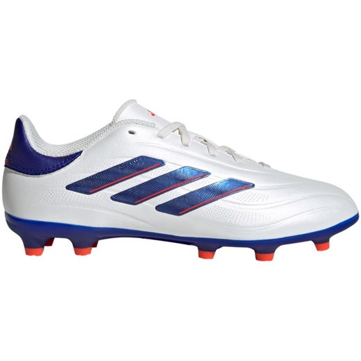 Buty piłkarskie adidas Copa Pure 2 League Fg IG6411 białe ze sklepu ButyModne.pl w kategorii Buty sportowe dziecięce - zdjęcie 173895702