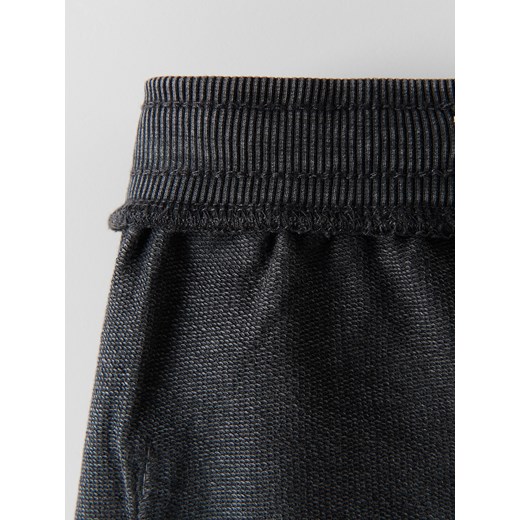 Reserved - Dresowe spodnie z efektem sprania - ciemnoszary Reserved 110 (4-5 lat) Reserved