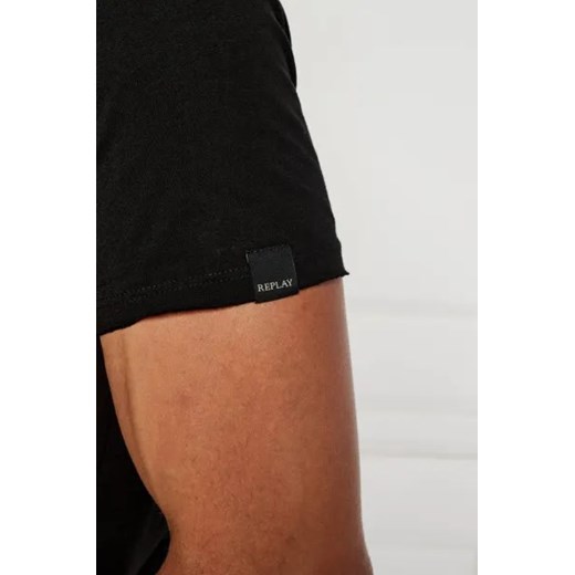 T-shirt męski Replay bawełniany