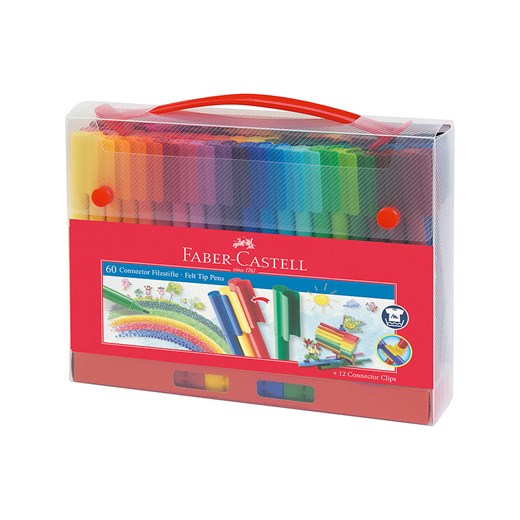Faber-Castell 74-częściowy zestaw &quot;Connector&quot; ze sklepu Limango Polska w kategorii Akcesoria biurowe - zdjęcie 173900373
