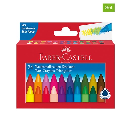 Faber-Castell Kredki woskowe (48 szt.) ze sklepu Limango Polska w kategorii Akcesoria biurowe - zdjęcie 173900380
