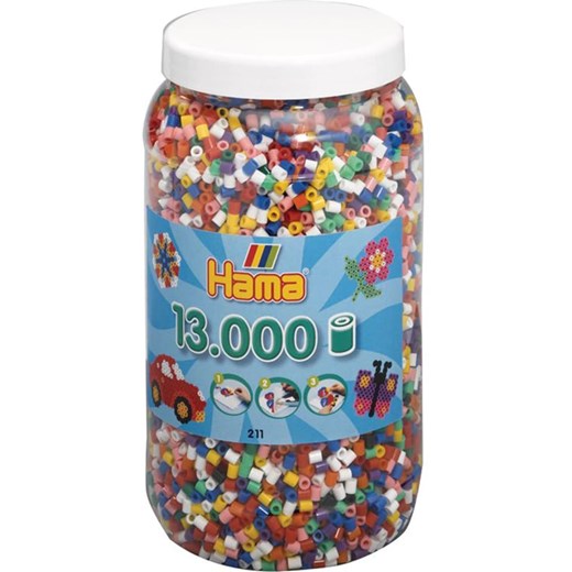 Hama 13000-zestaw koralików do prasowanek - 5+ ze sklepu Limango Polska w kategorii Zabawki - zdjęcie 173900650