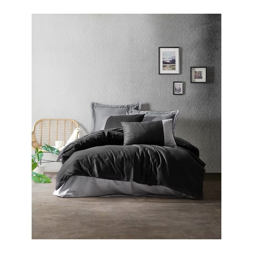 Colorful Cotton Komplet pościeli renforcé w kolorze czarno-szarym ze sklepu Limango Polska w kategorii Pościele - zdjęcie 173900901