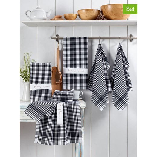 Violeta Home Ściereczki (10 szt.) w kolorze czarno-białym do naczyń Violeta Home onesize okazja Limango Polska