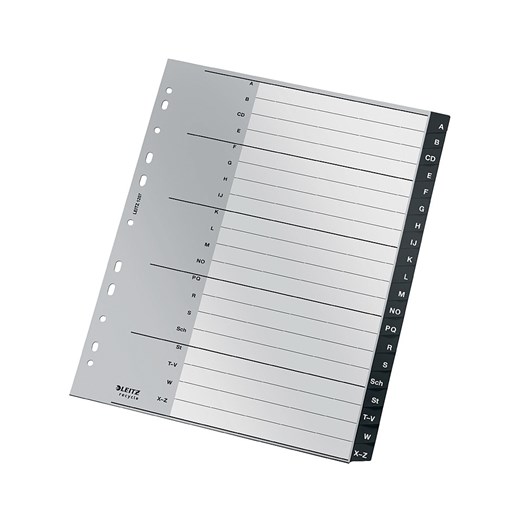 Leitz Wkłady (40 szt.) w kolorze biało-czarnym do segregatora - A4 Leitz onesize okazyjna cena Limango Polska