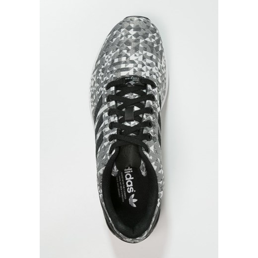 adidas Originals ZX FLUX WEAVE Tenisówki i Trampki white/core black/solid grey zalando  okrągłe