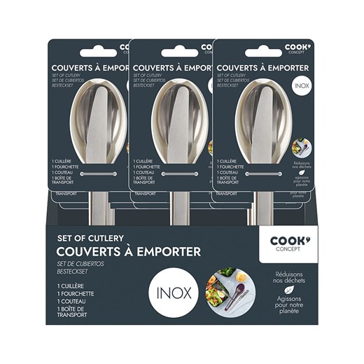 COOK CONCEPT Sztućce campingowe - dł. 18,5 cm (produkt niespodzianka) Cook Concept onesize wyprzedaż Limango Polska