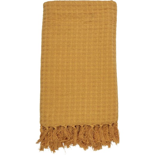 THE HOME DECO FACTORY Pled w kolorze musztardowym - 160 x 130 cm The Home Deco Factory onesize okazyjna cena Limango Polska