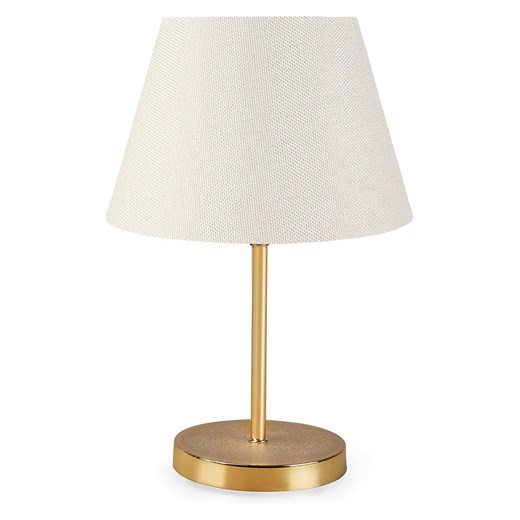 ABERTO DESIGN Lampa stołowa w kolorze złoto-białym - wys. 37 x Ø 22 cm ze sklepu Limango Polska w kategorii Lampy stołowe - zdjęcie 173905271