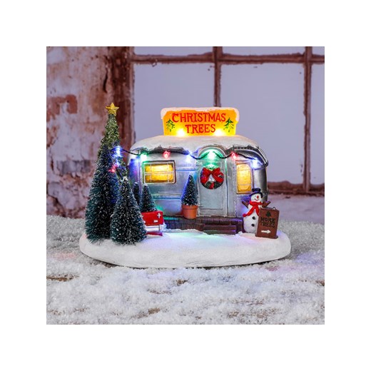 Profiline Dekoracyjna lampa LED &quot;Tree-selling trailer&quot; ze wzorem - 25 x 18,5 x 17 cm ze sklepu Limango Polska w kategorii Dekoracje bożonarodzeniowe - zdjęcie 173905404