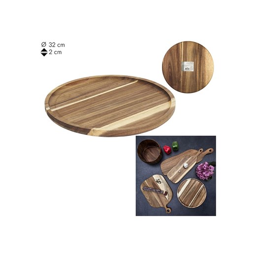 Ethnical Life Taca w kolorze brązowym - Ø 32 cm ze sklepu Limango Polska w kategorii Misy i tace dekoracyjne - zdjęcie 173905633