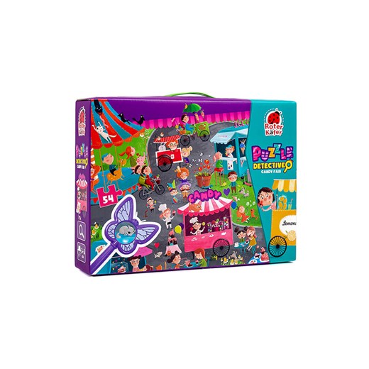 Roter Käfer Gra edukacyjna ''Puzzle-detective Candy fair" - 3 + Roter Käfer onesize okazja Limango Polska