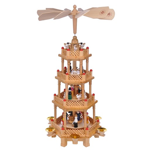 Profiline Piramida świąteczna w kolorze jasnobrązowym - 29 x 53,5 x 19 cm ze sklepu Limango Polska w kategorii Dekoracje bożonarodzeniowe - zdjęcie 173905993