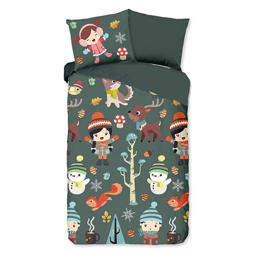 Good Morning Komplet pościeli &quot;Fun&quot; w kolorze oliwkowym ze wzorem ze sklepu Limango Polska w kategorii Pościel dziecięca - zdjęcie 173906280