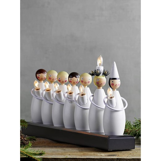 STAR Trading Lampa dekoracyjna w kolorze białym - 48 x 22 x 7 cm Star Trading onesize okazyjna cena Limango Polska