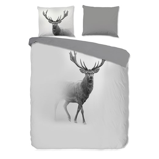 Pure Komplet pościeli &quot;Grey Deer&quot; w kolorze szarym z mikrofibry ze sklepu Limango Polska w kategorii Pościele - zdjęcie 173906500
