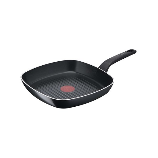 Tefal Patelnia grillowa &quot;Easy Cook &amp; Clean&quot; w kolorze czarnym - 26 x 26 cm ze sklepu Limango Polska w kategorii Garnki - zdjęcie 173906744