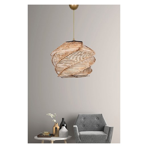 Opviq Lampa wisząca &quot;Ruche&quot; w kolorze brązowym - Ø 32 cm ze sklepu Limango Polska w kategorii Lampy wiszące - zdjęcie 173906924